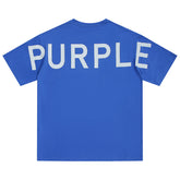 Purple Brand Clean Jersey Logo T-Shirt Blue